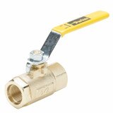Female Straight Thread to Female Straight Thread - In Line - Industrial Ball Valves - Brass